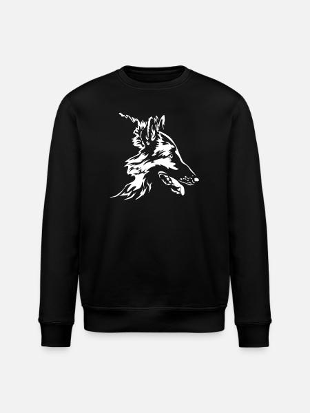 Tervuren Head "Black Edition" - Stanley/Stella ROLLER Unisex Organic Sweatshirt - black