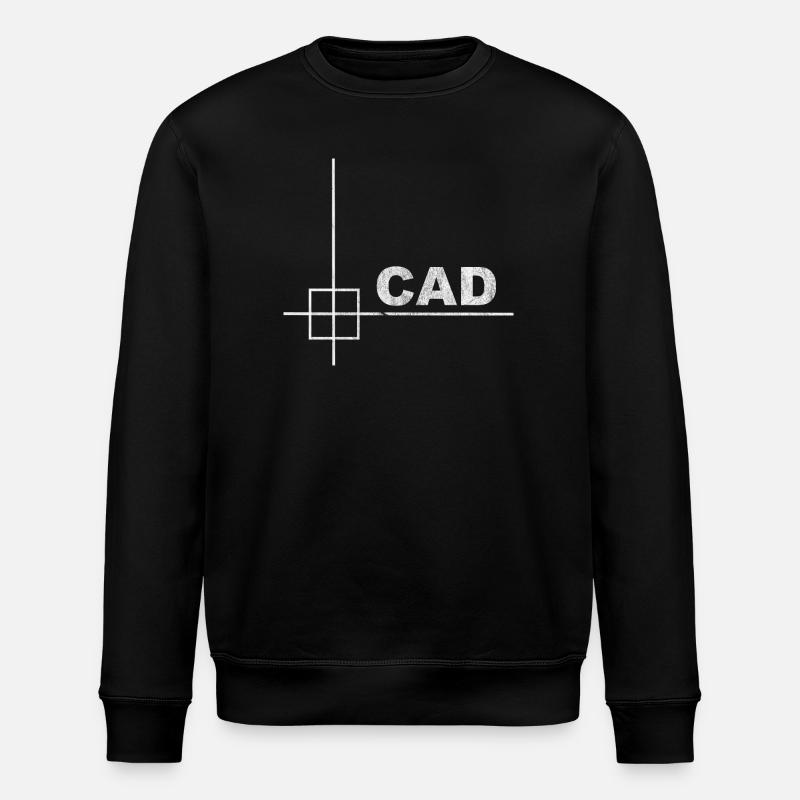 Conception technique minimale CAD Designer - Sweat bio ROLLER Stanley/Stella Unisexe - noir