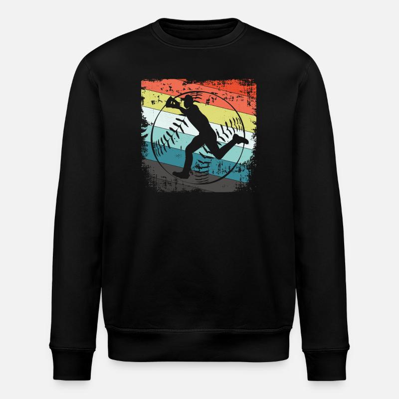 Baseball joueur - Sweat bio ROLLER Stanley/Stella Unisexe - noir
