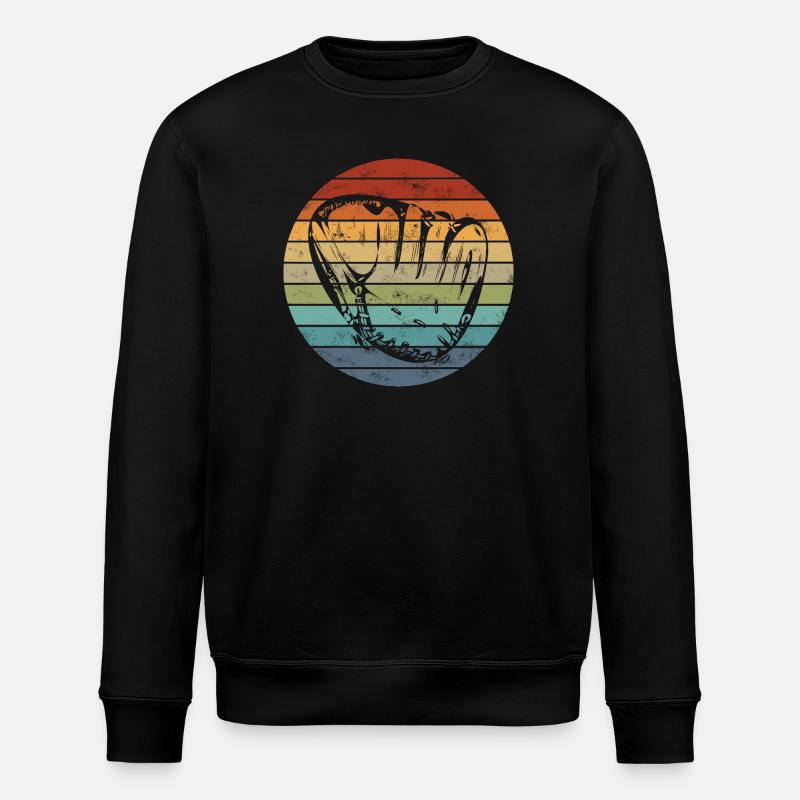 baseball - Stanley/Stella ROLLER Unisex Organic Sweatshirt - black
