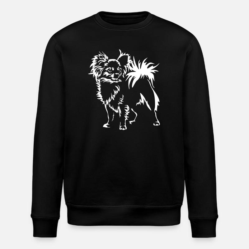 Chihuahua"Black Edition" - Stanley/Stella Unisex Bio-Sweatshirt ROLLER - Schwarz