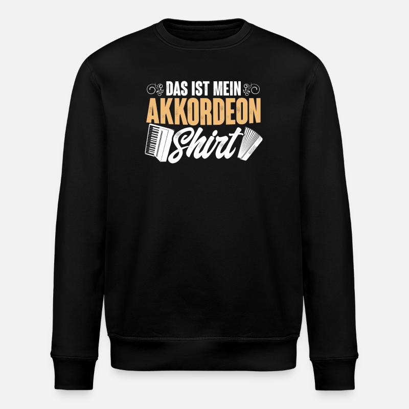 Akkordeon - Stanley/Stella Unisex Bio-Sweatshirt ROLLER - Schwarz
