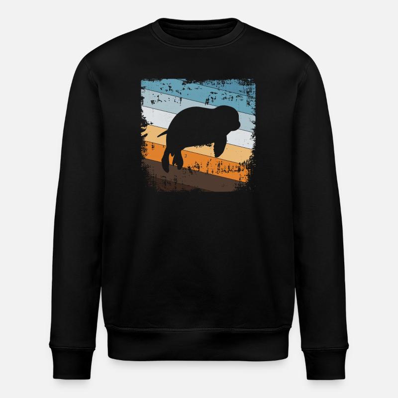 Seal - Stanley/Stella ROLLER Unisex Organic Sweatshirt - black