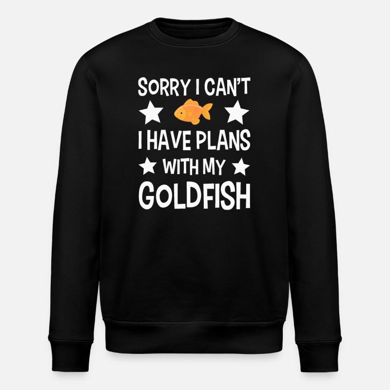 goldfish - Stanley/Stella ROLLER Unisex Organic Sweatshirt - black