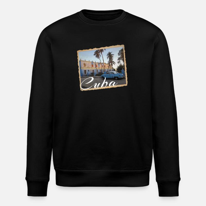Cuba - Stanley/Stella Unisex Bio-Sweatshirt ROLLER - Schwarz