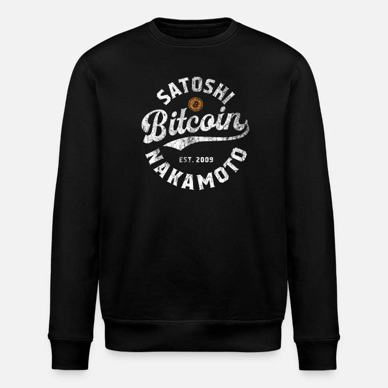 Bitcoin Satoshi Nakamoto - Sweat bio ROLLER Stanley/Stella Unisexe - noir
