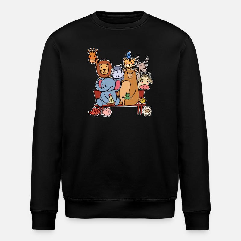 Animaux animaux Animaux - Sweat bio ROLLER Stanley/Stella Unisexe - noir