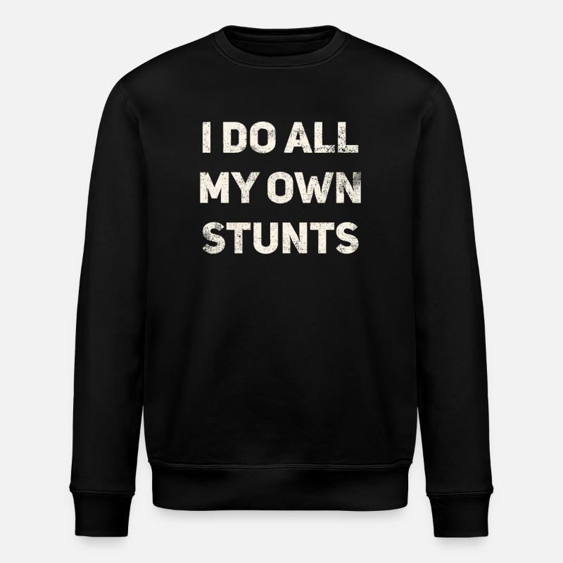 Stunts Verletzungen Genesung - Stanley/Stella Unisex Bio-Sweatshirt ROLLER - Schwarz