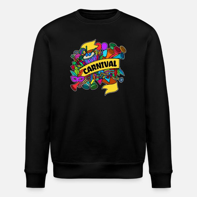 Carnaval carnaval de carnaval - Sweat bio ROLLER Stanley/Stella Unisexe - noir