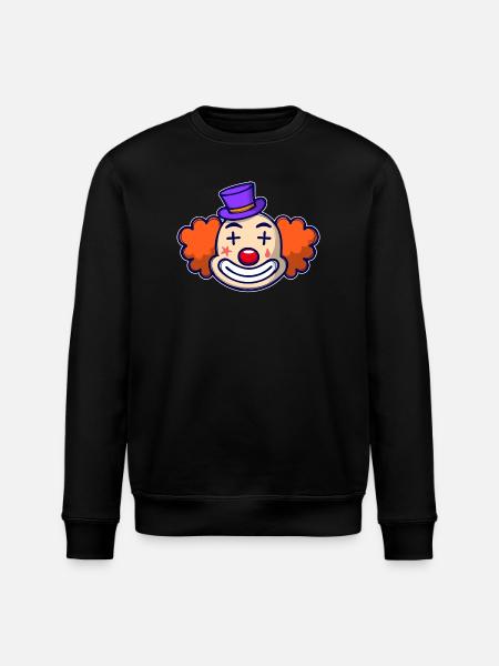 Carnaval clown carnaval - Sweat bio ROLLER Stanley/Stella Unisexe - noir