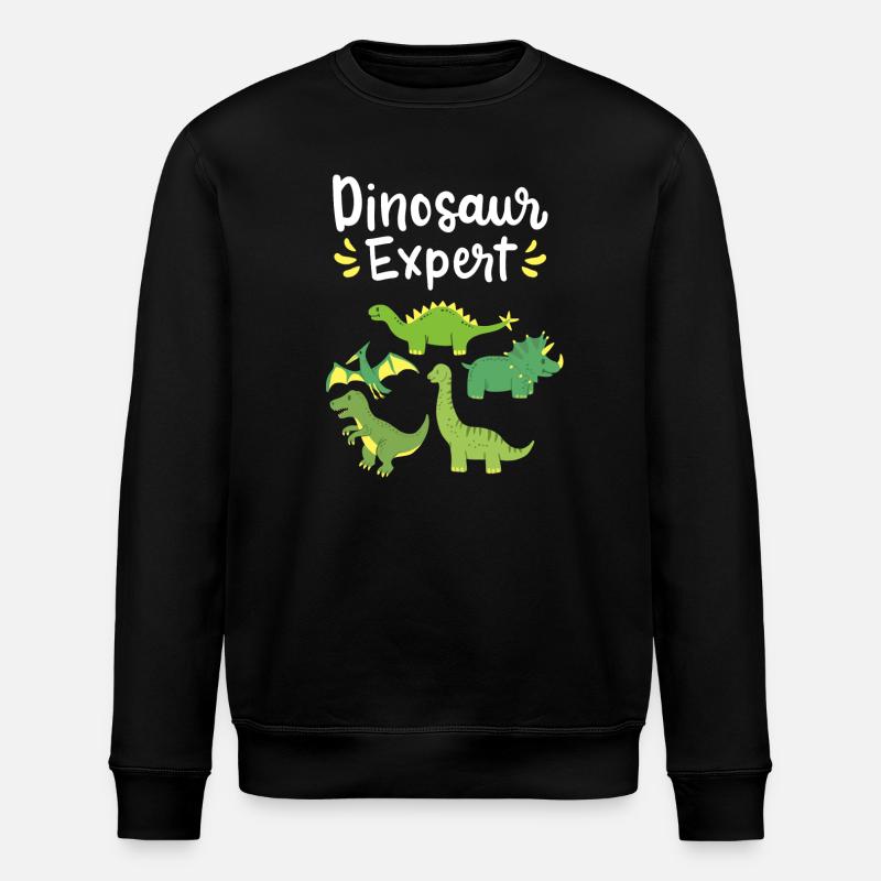 Paläontologe Dinosaurier - Stanley/Stella Unisex Bio-Sweatshirt ROLLER - Schwarz