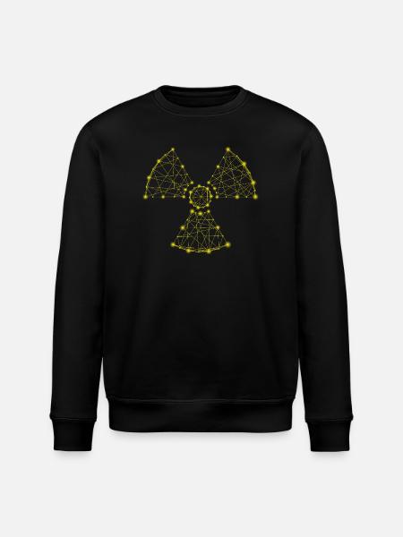 Danger symbol radiation Manip radio Radiology - Stanley/Stella ROLLER Unisex Organic Sweatshirt - black