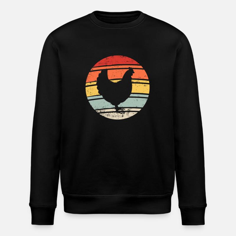 Poulet - Sweat bio ROLLER Stanley/Stella Unisexe - noir