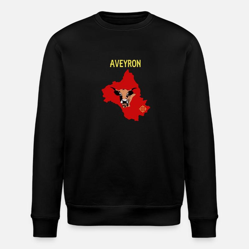 Aveyron - Sweat bio ROLLER Stanley/Stella Unisexe - noir