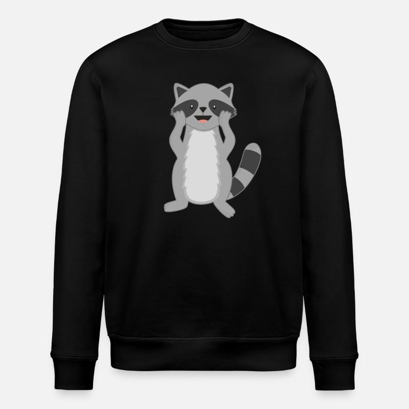 Ratons laveurs - Sweat bio ROLLER Stanley/Stella Unisexe - noir