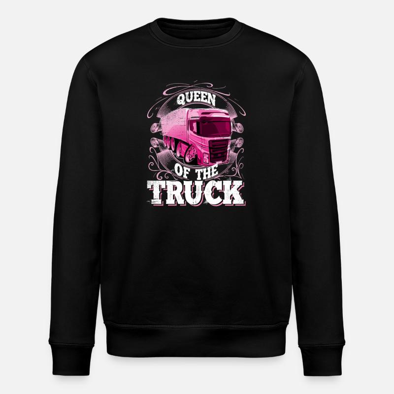 camionneuse - Sweat bio ROLLER Stanley/Stella Unisexe - noir