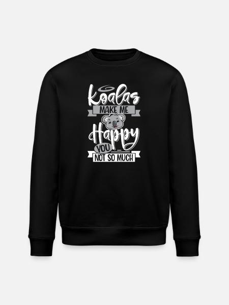 Koala - Stanley/Stella Unisex Bio-Sweatshirt ROLLER - Schwarz