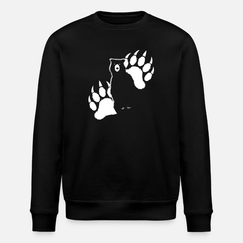 Grizzly Bear - Stanley/Stella ROLLER Unisex Organic Sweatshirt - black