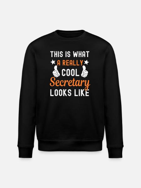 Secretary Secretary - Stanley/Stella ROLLER Unisex Organic Sweatshirt - black