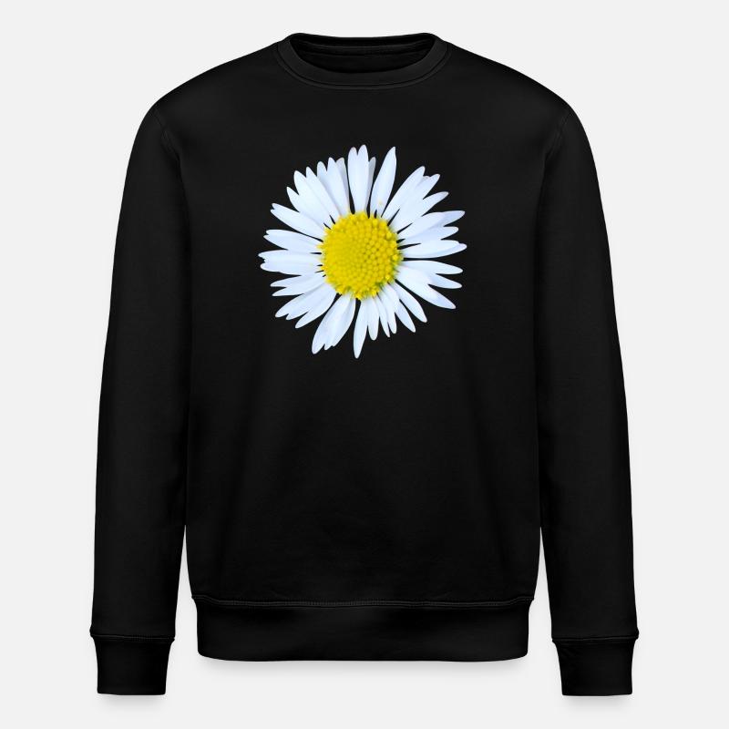Gänseblümchen - Stanley/Stella Unisex Bio-Sweatshirt ROLLER - Schwarz