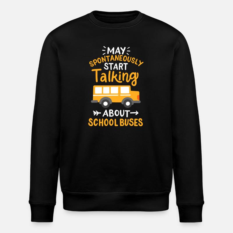 Schulbus - Stanley/Stella Unisex Bio-Sweatshirt ROLLER - Schwarz