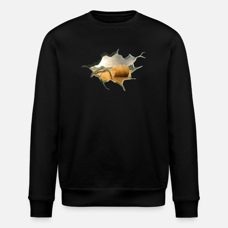 Durchbruch Ernte - Stanley/Stella Unisex Bio-Sweatshirt ROLLER - Schwarz