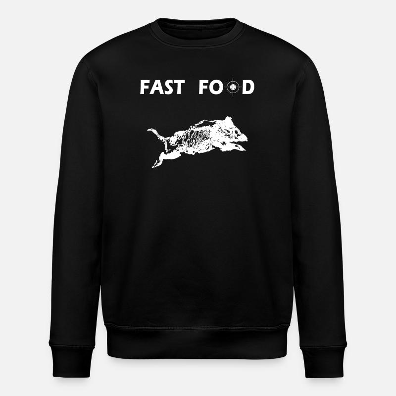 funny hunting sayings - Stanley/Stella ROLLER Unisex Organic Sweatshirt - black