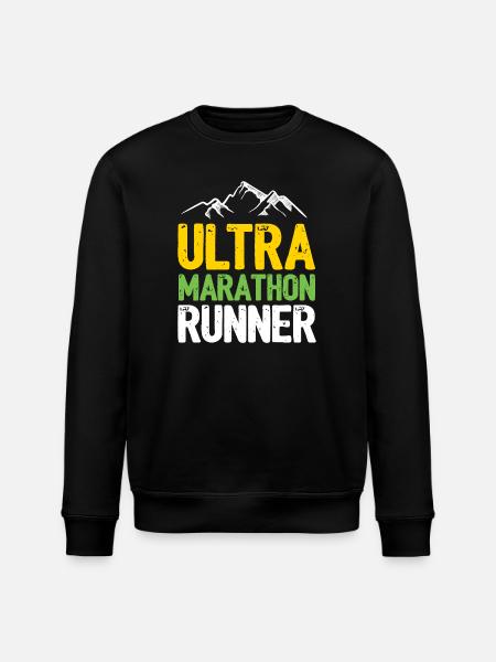 Ultra Marathon Runner - Stanley/Stella ROLLER Unisex Organic Sweatshirt - black