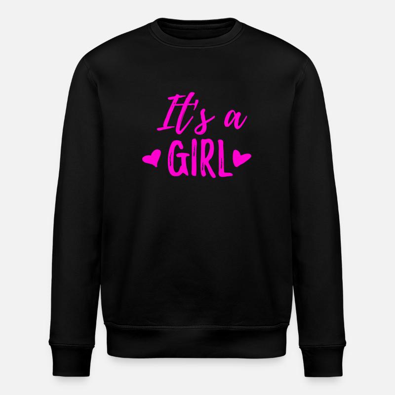 C’est une fille - Sweat bio ROLLER Stanley/Stella Unisexe - noir
