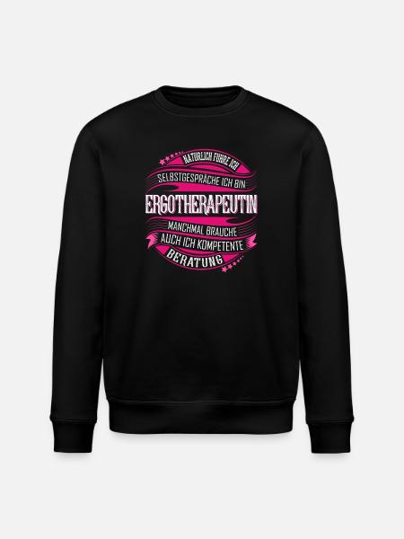 Ergotherapeutin - Stanley/Stella Unisex Bio-Sweatshirt ROLLER - Schwarz