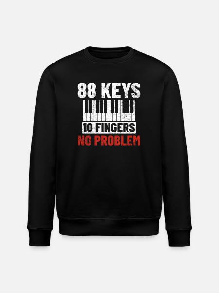 Klavier Pianist - Stanley/Stella Unisex Bio-Sweatshirt ROLLER - Schwarz