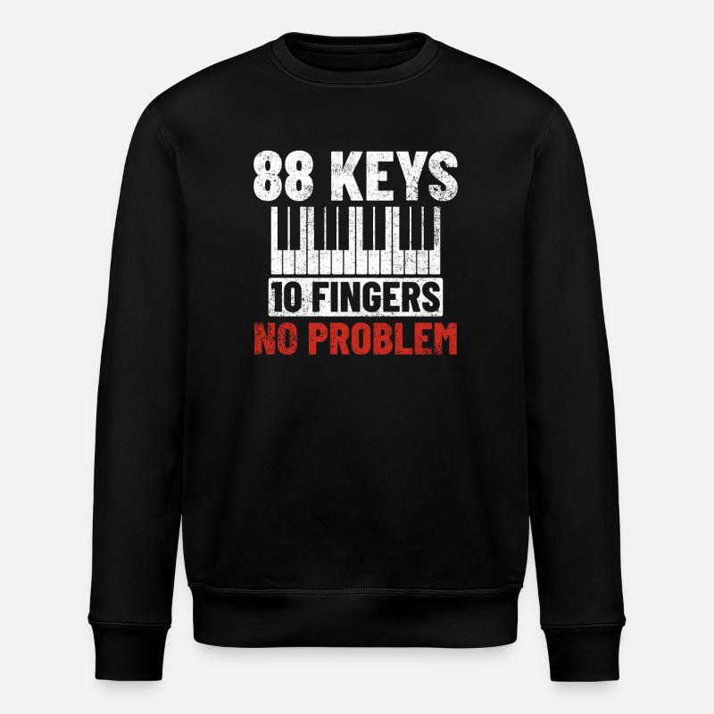 Klavier Pianist - Stanley/Stella Unisex Bio-Sweatshirt ROLLER - Schwarz