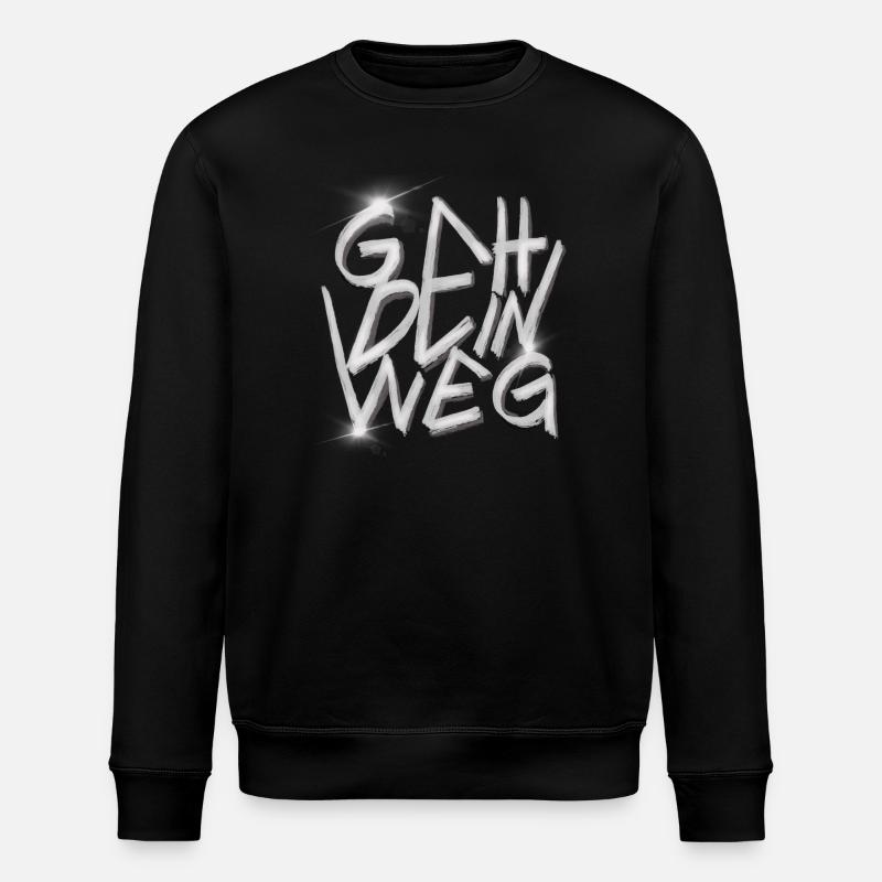 FAIS TON CHEMIN GRAFFITI - Sweat bio ROLLER Stanley/Stella Unisexe - noir
