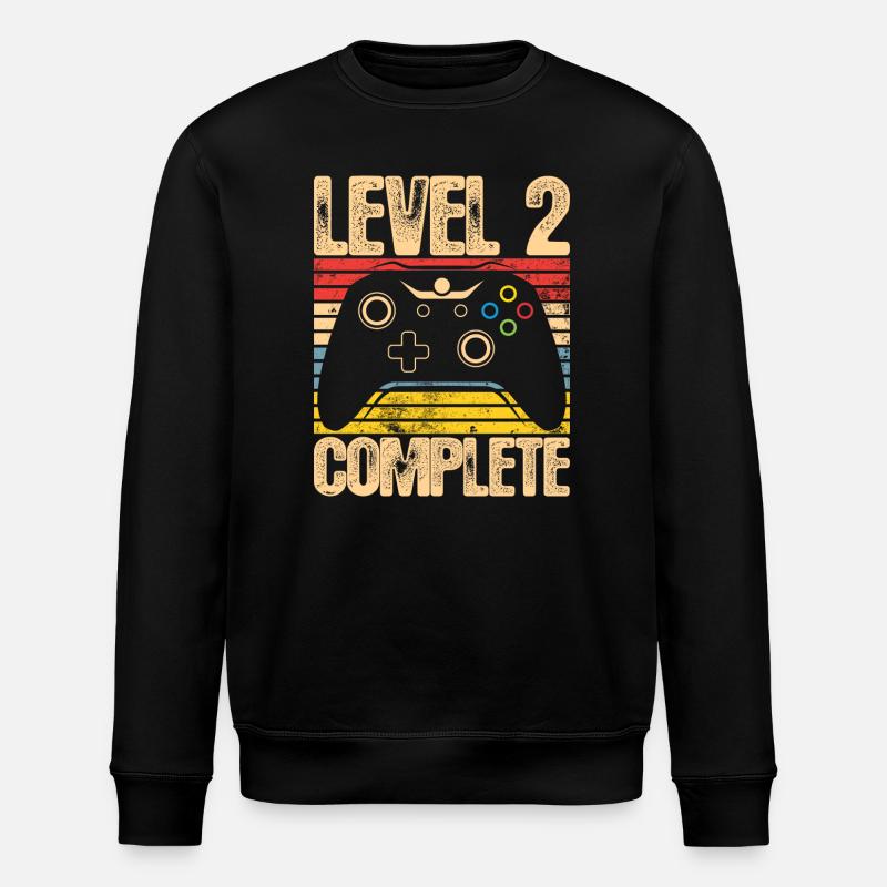 Level 2 Complete Controller - Stanley/Stella ROLLER Unisex Organic Sweatshirt - black