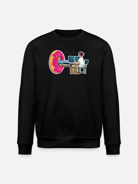 Técnico de radiología TAC Donut Radiología - Sudadera ecológica unisex ROLLER de Stanley/Stella - negro
