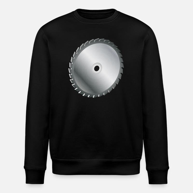 einzelnes Kreissägeblatt Metallfarben - Stanley/Stella Unisex Bio-Sweatshirt ROLLER - Schwarz