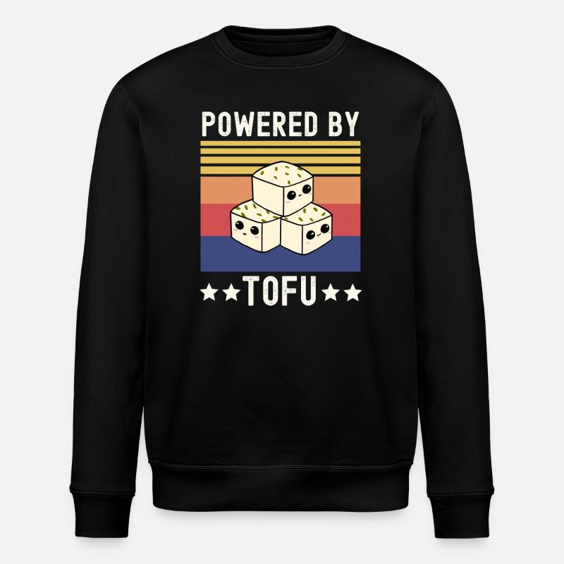 Tofu Végétaliens Végétaliens - Sweat bio ROLLER Stanley/Stella Unisexe - noir