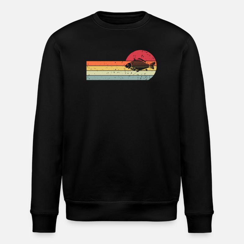 Carp - Stanley/Stella ROLLER Unisex Organic Sweatshirt - black