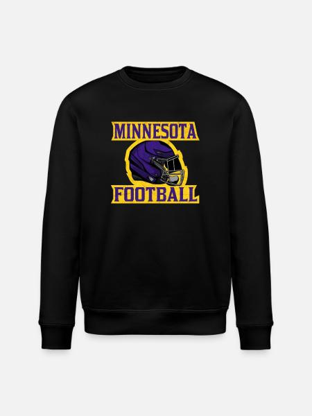 Minnesota Football Helmdesign - Stanley/Stella Unisex Bio-Sweatshirt ROLLER - Schwarz