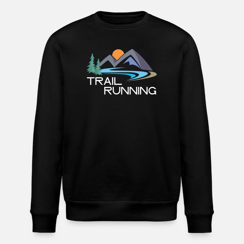 Trail Running - Stanley/Stella ROLLER Unisex Organic Sweatshirt - black