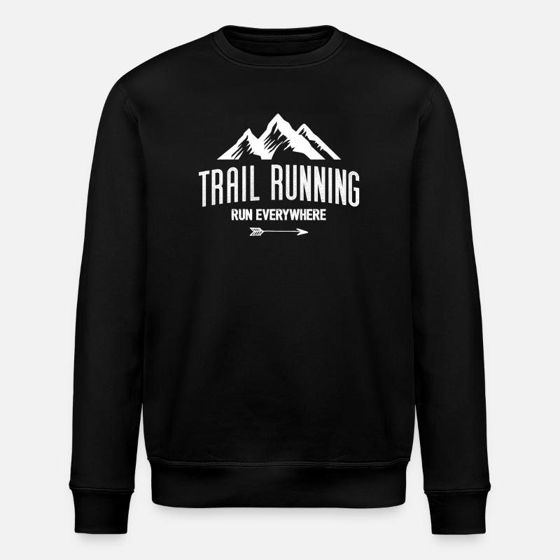 Trail Running – Courez partout - Sweat bio ROLLER Stanley/Stella Unisexe - noir