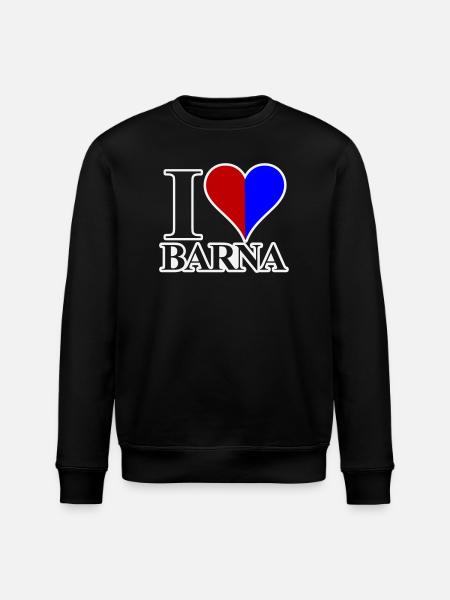 I love Barna - Stanley/Stella ROLLER Unisex Organic Sweatshirt - black