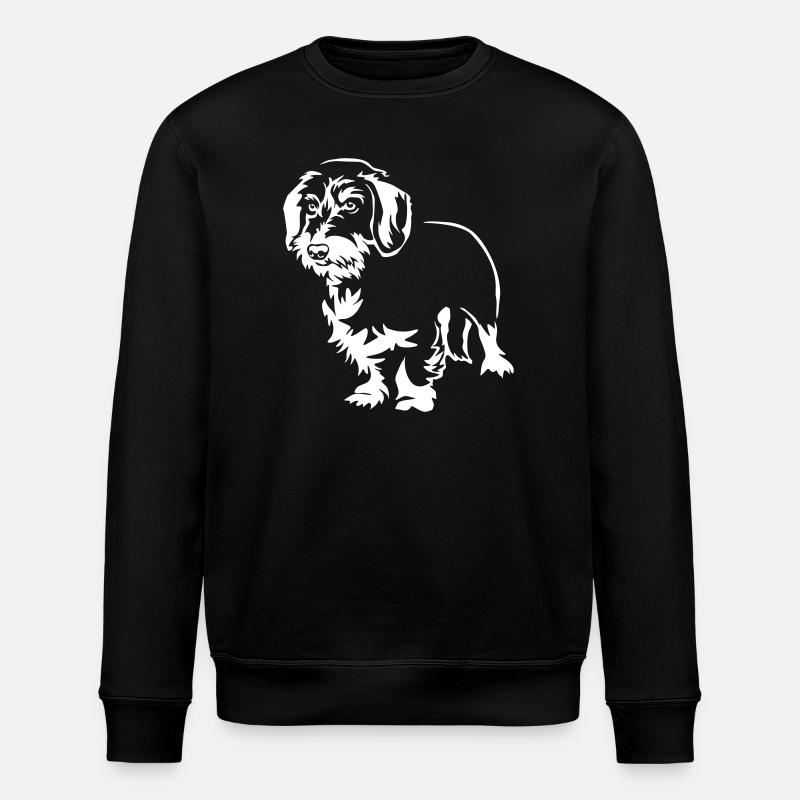 Dachshund "Black Edition" - Stanley/Stella ROLLER Unisex Organic Sweatshirt - black