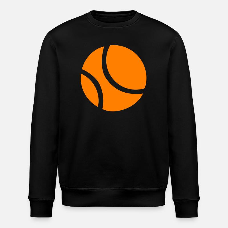 Abstract Orange Basketball - Stanley/Stella Unisex Bio-Sweatshirt ROLLER - Schwarz