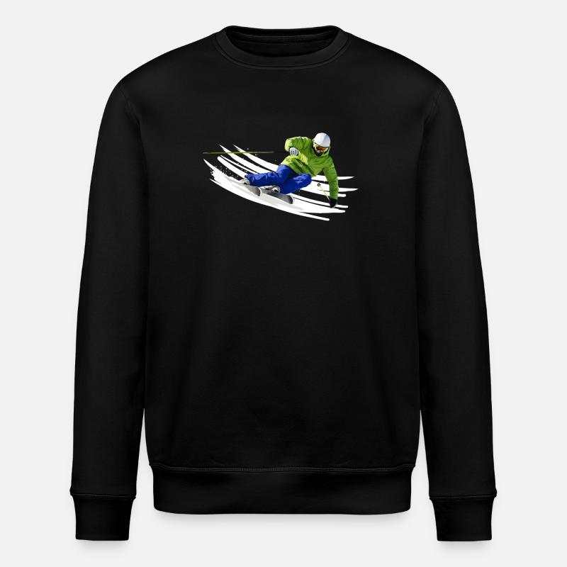 Ski - Sweat bio ROLLER Stanley/Stella Unisexe - noir