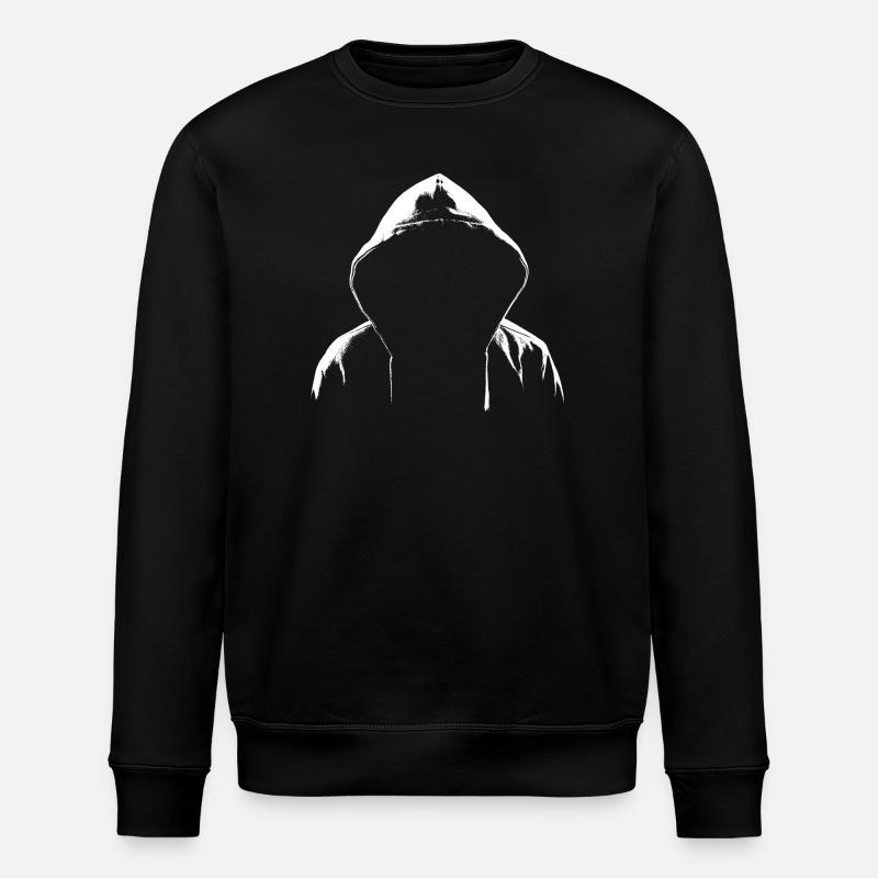 Hoodie Hacker Style - Stanley/Stella ROLLER Unisex Organic Sweatshirt - black