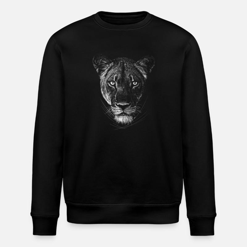 Löwin - Stanley/Stella Unisex Bio-Sweatshirt ROLLER - Schwarz