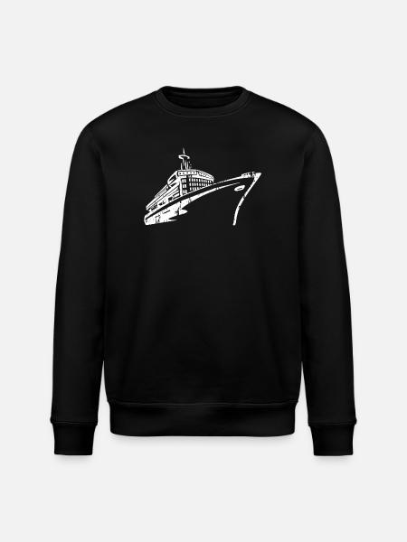 Cruise Ship Cruise Ship Luxury - Stanley/Stella ROLLER Unisex Organic Sweatshirt - black