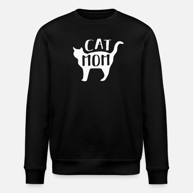 Katze Katzen - Stanley/Stella Unisex Bio-Sweatshirt ROLLER - Schwarz