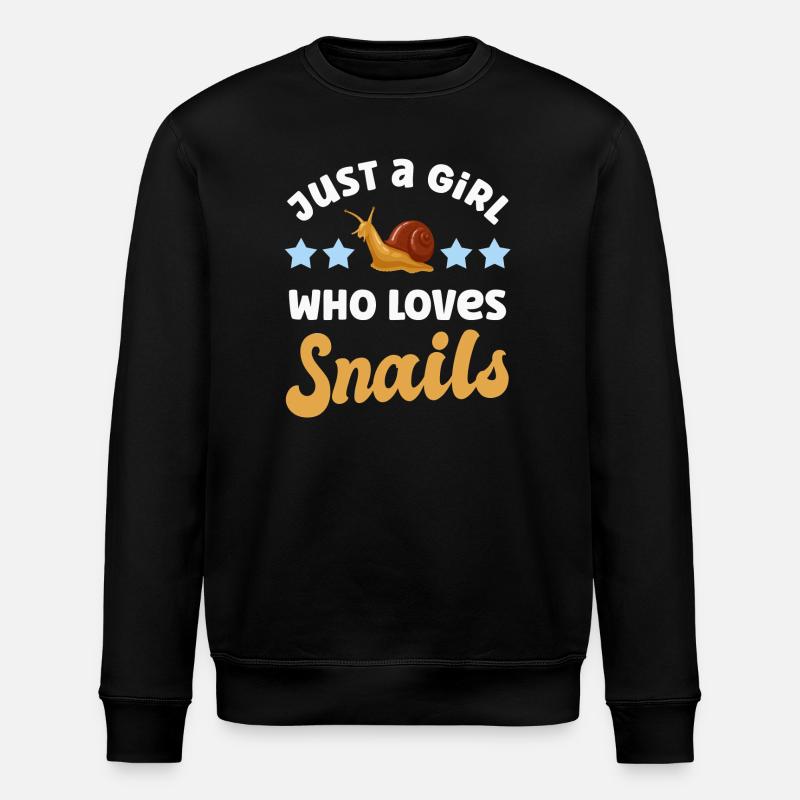 Escargots d’escargot - Sweat bio ROLLER Stanley/Stella Unisexe - noir
